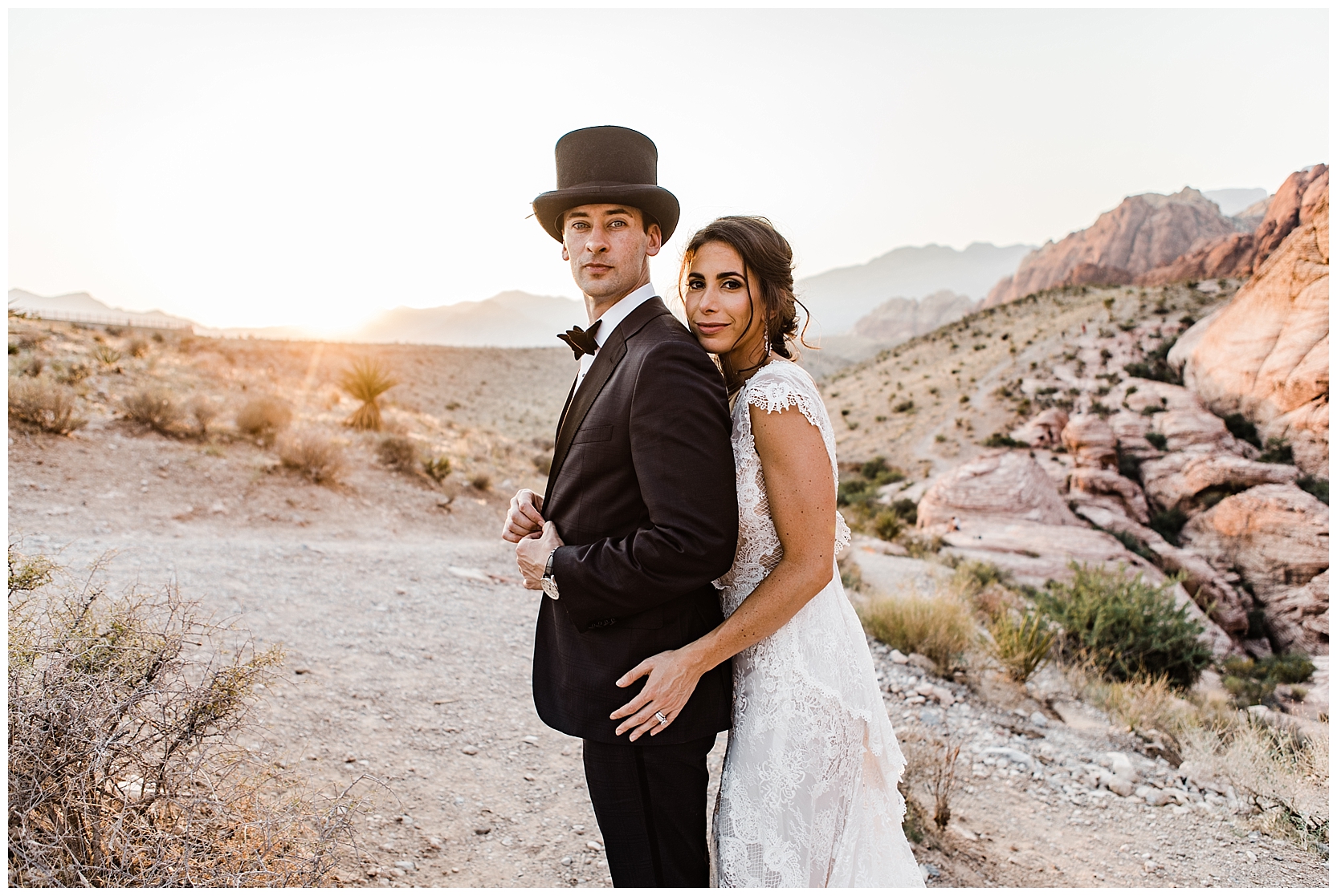 Red Rock Canyon Elopement photo by Lindsey Ramdin, L.A.R. Weddings